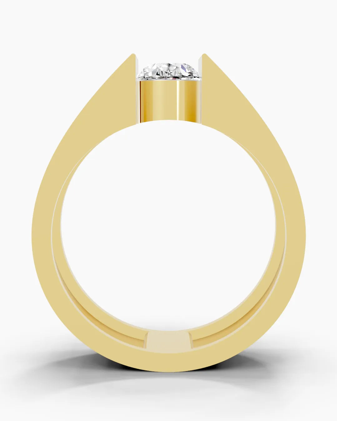 Oval Gleam Men Ring
