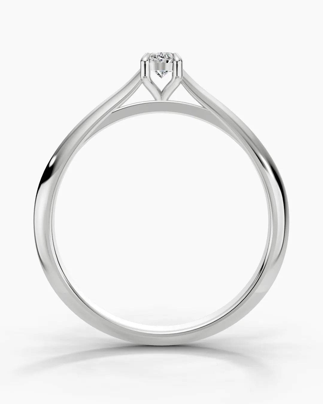 Bright Oval Women Ring