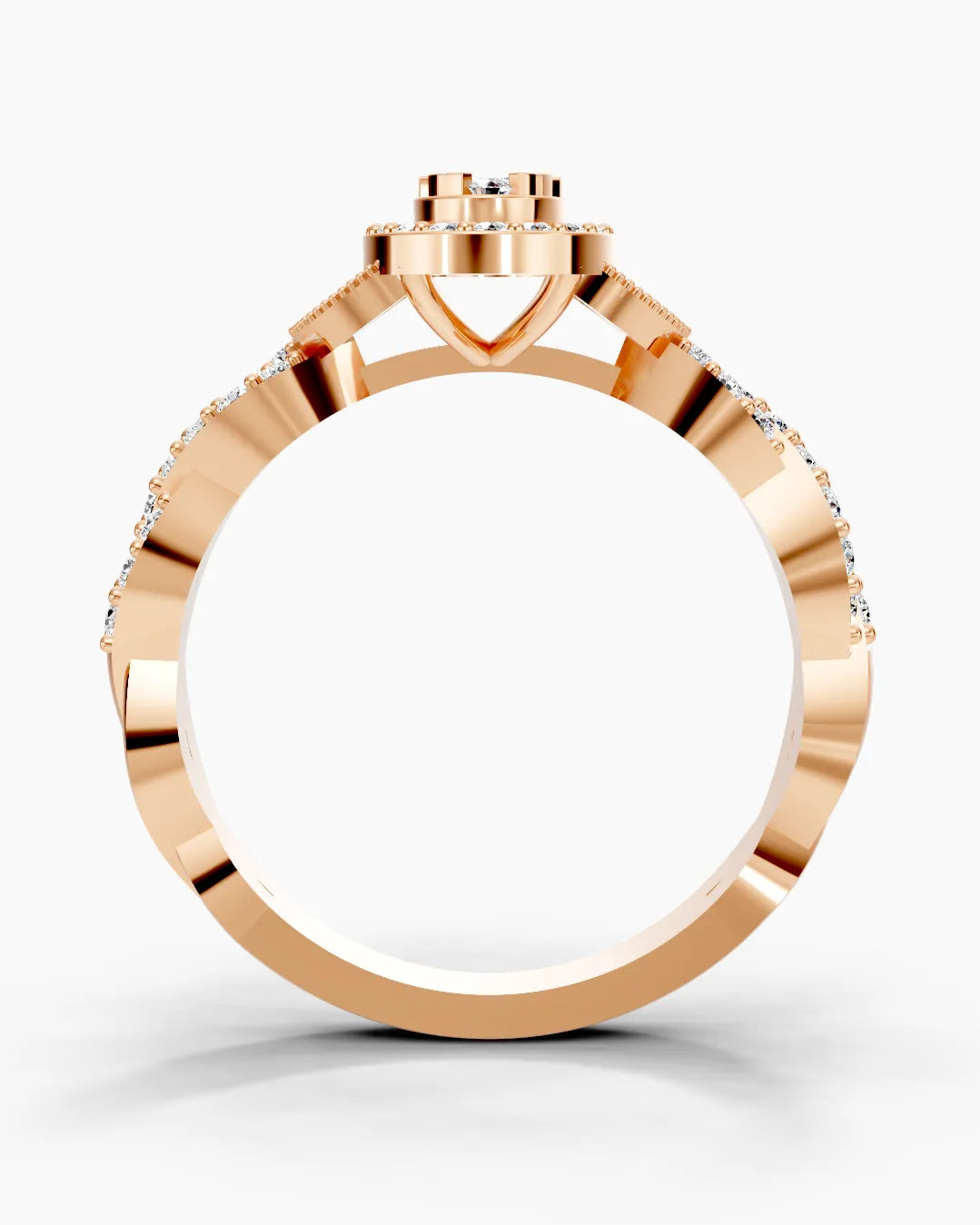 Golden Crest Women Ring