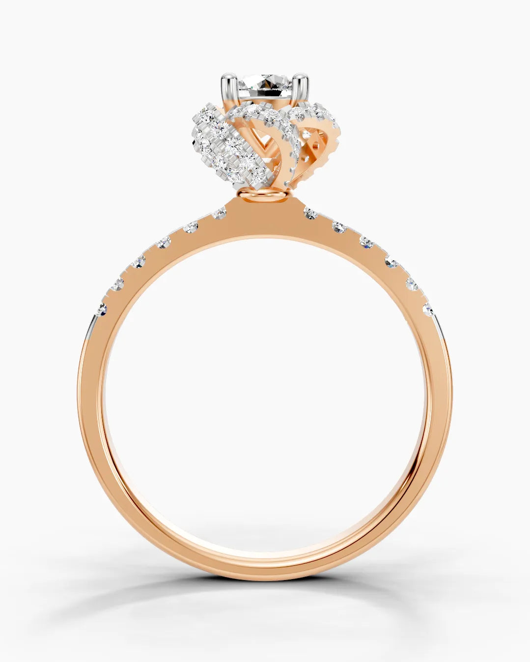 Crystal Rose Women Ring
