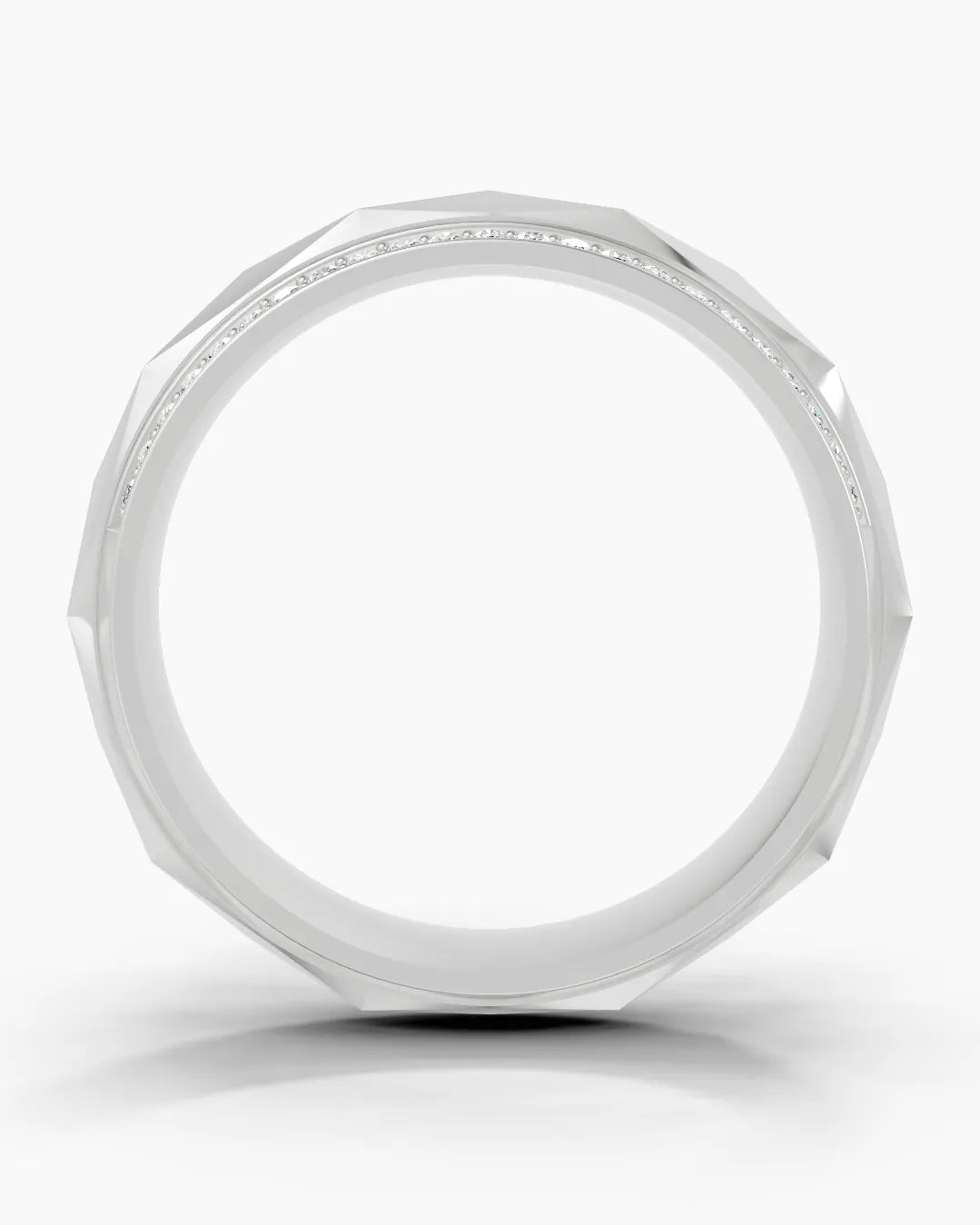 Chrome Crest Men Ring
