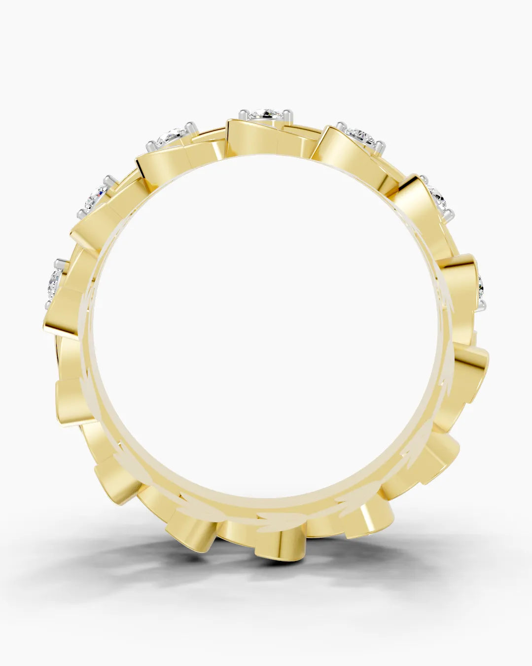 Lush Petal Leaf Women Ring