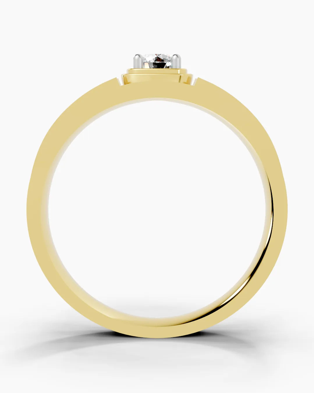 Pure Line Diamond Men Ring