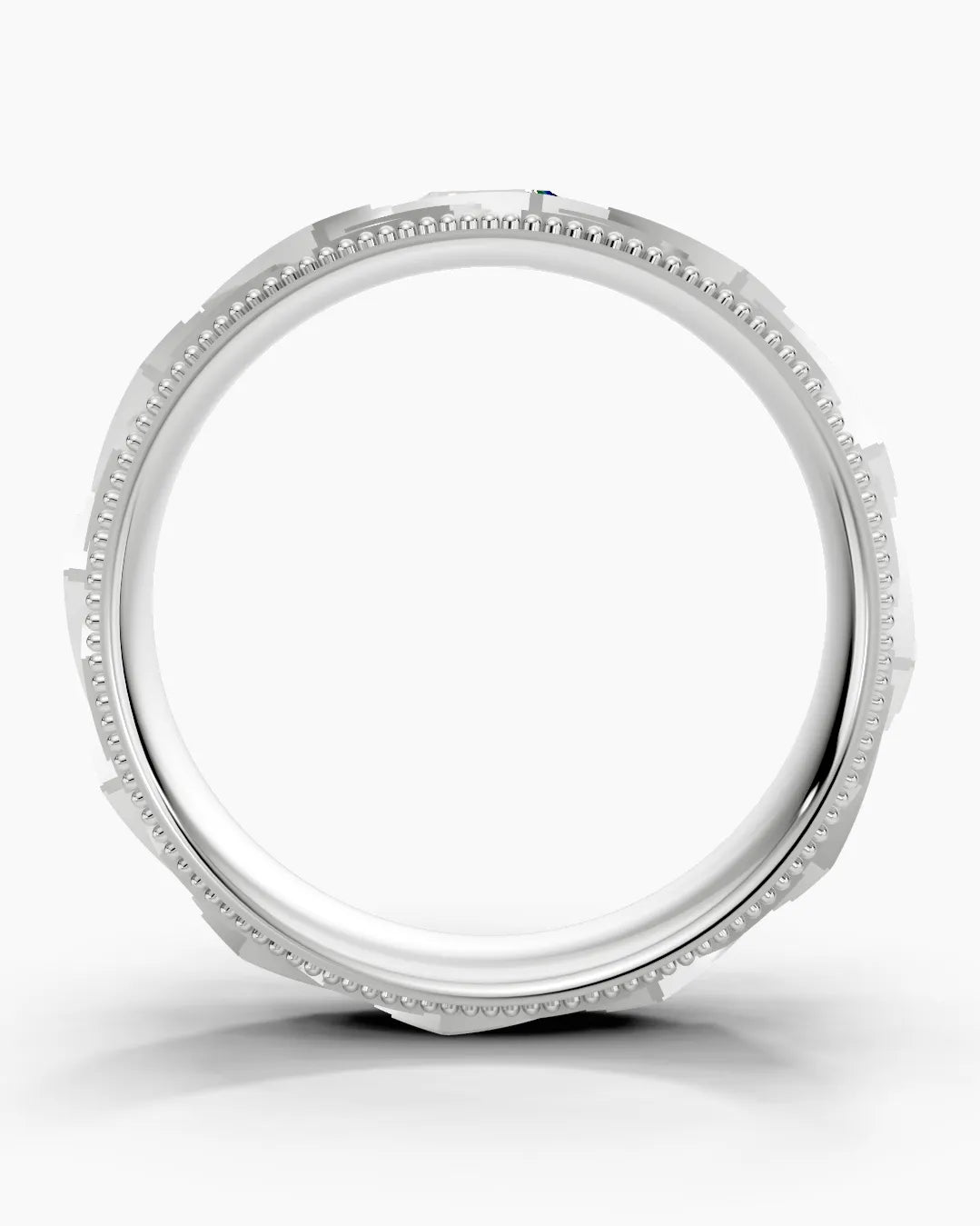 Baguette Trace Men Ring