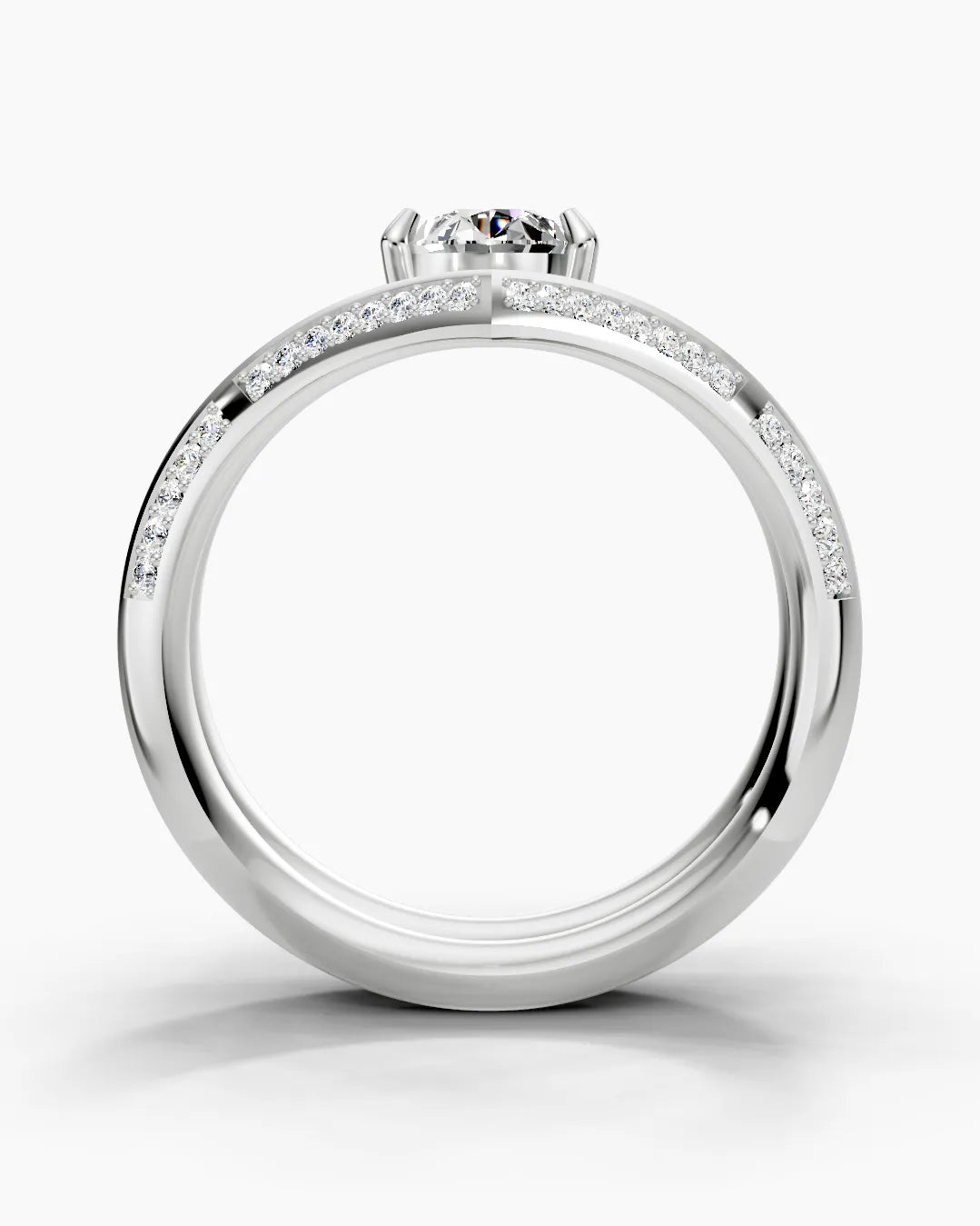 Aurora Glow Pear Women Ring