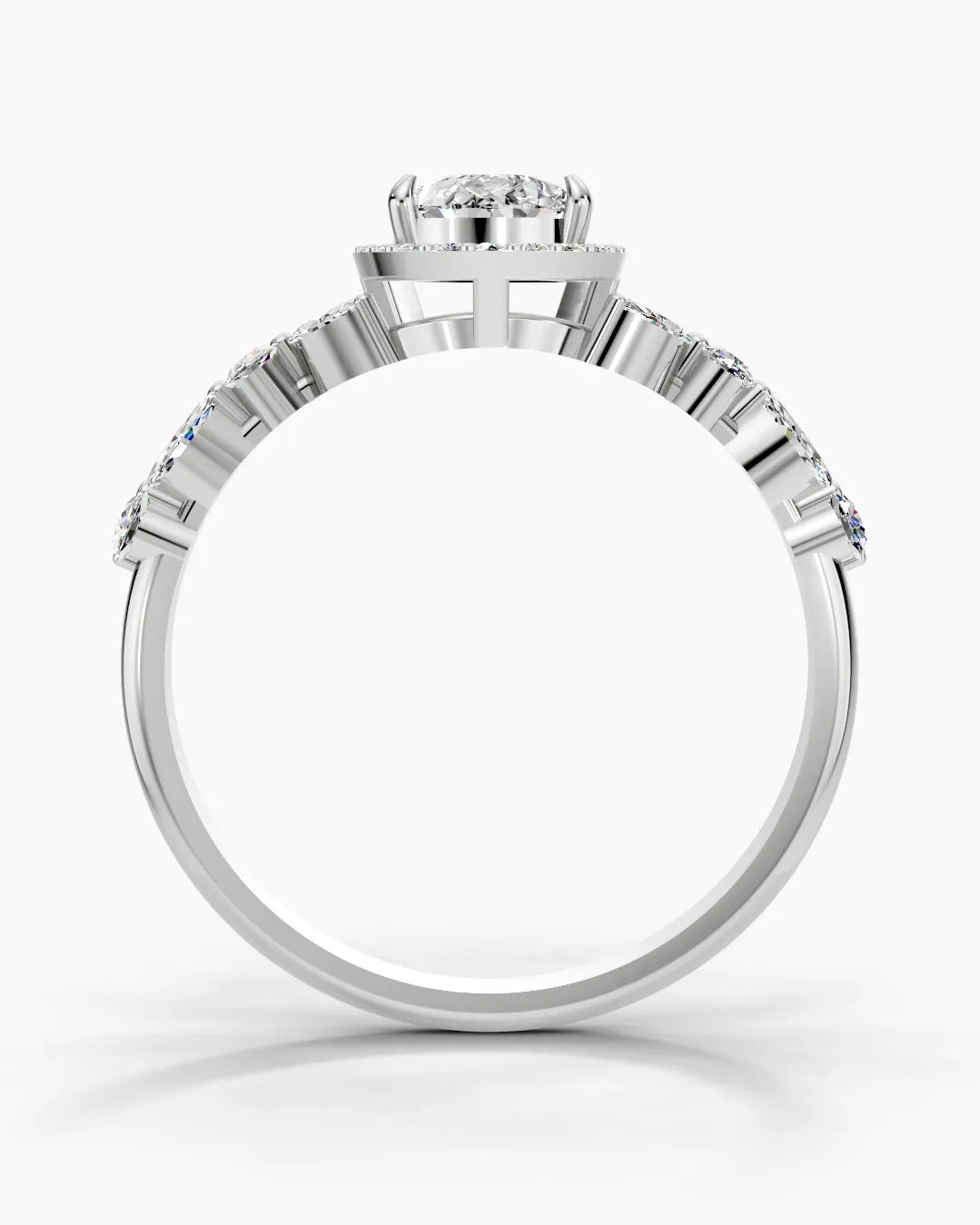 Pear Spark Signature Women Ring