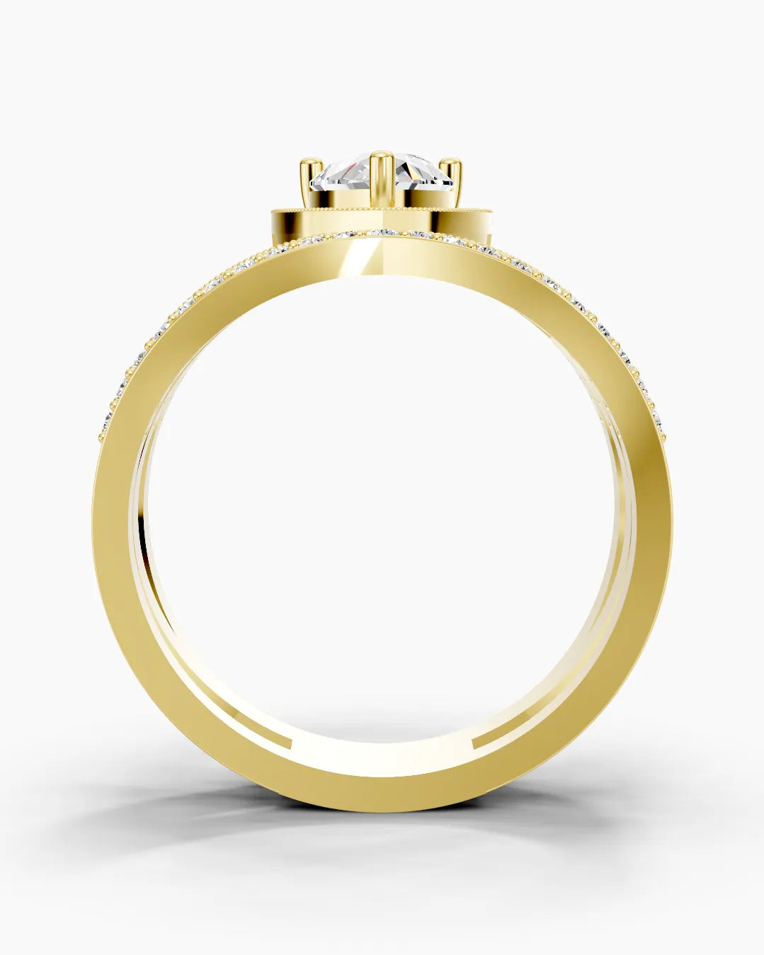 Pear Shine Delicate Women Ring