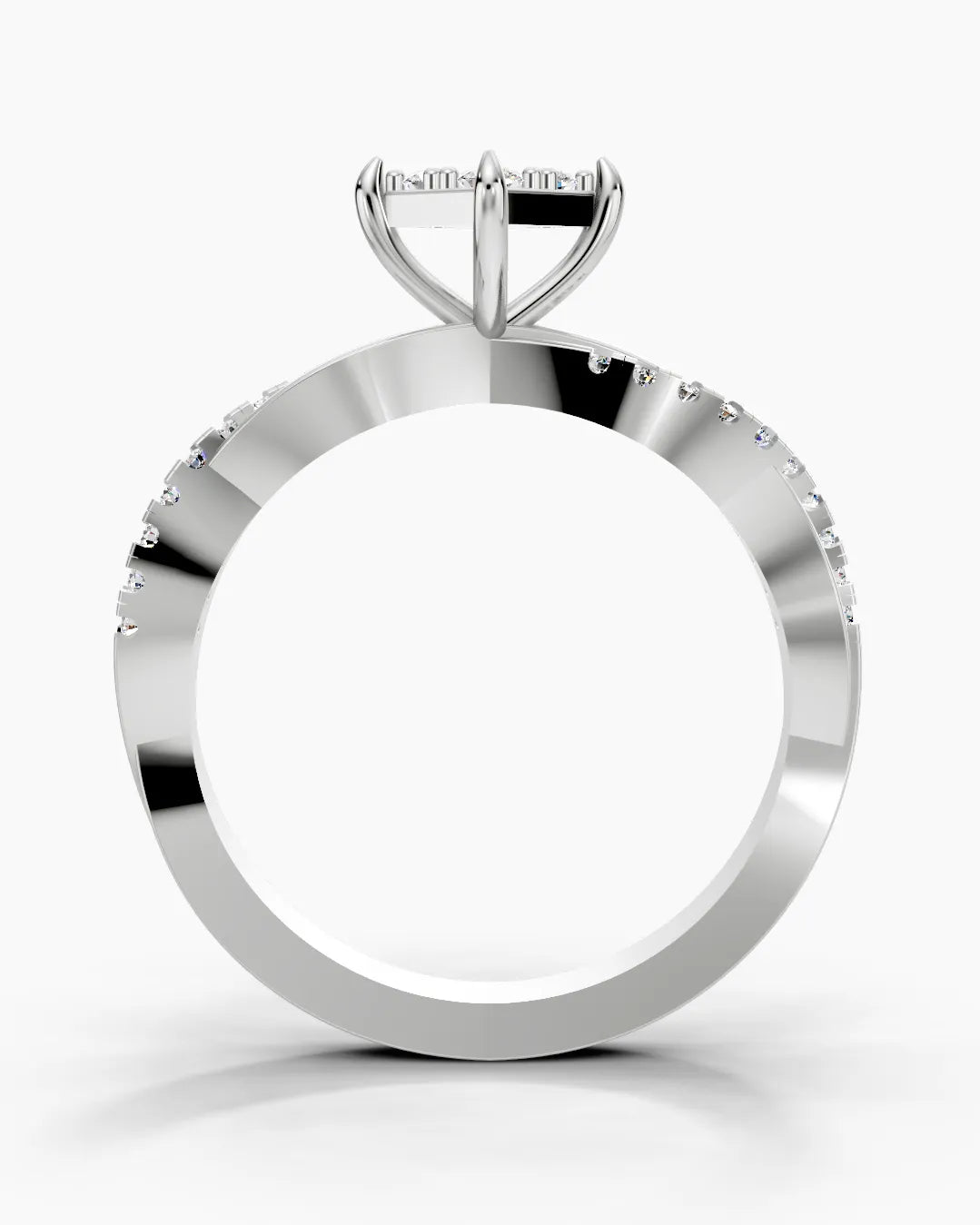 Square Sparkle Women Ring