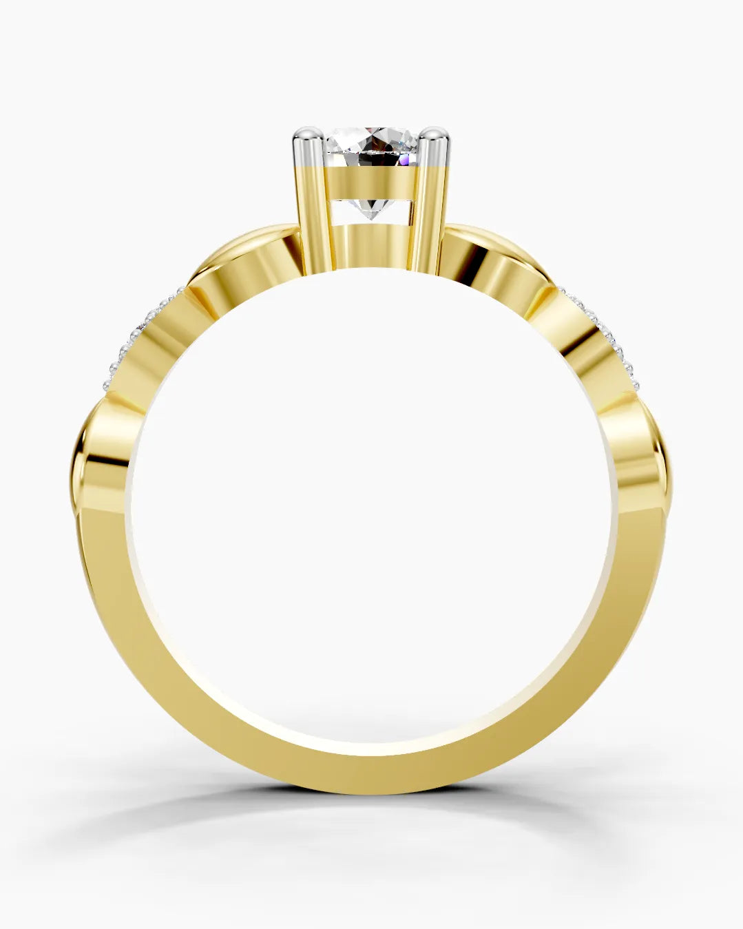 Center Beam Women Ring