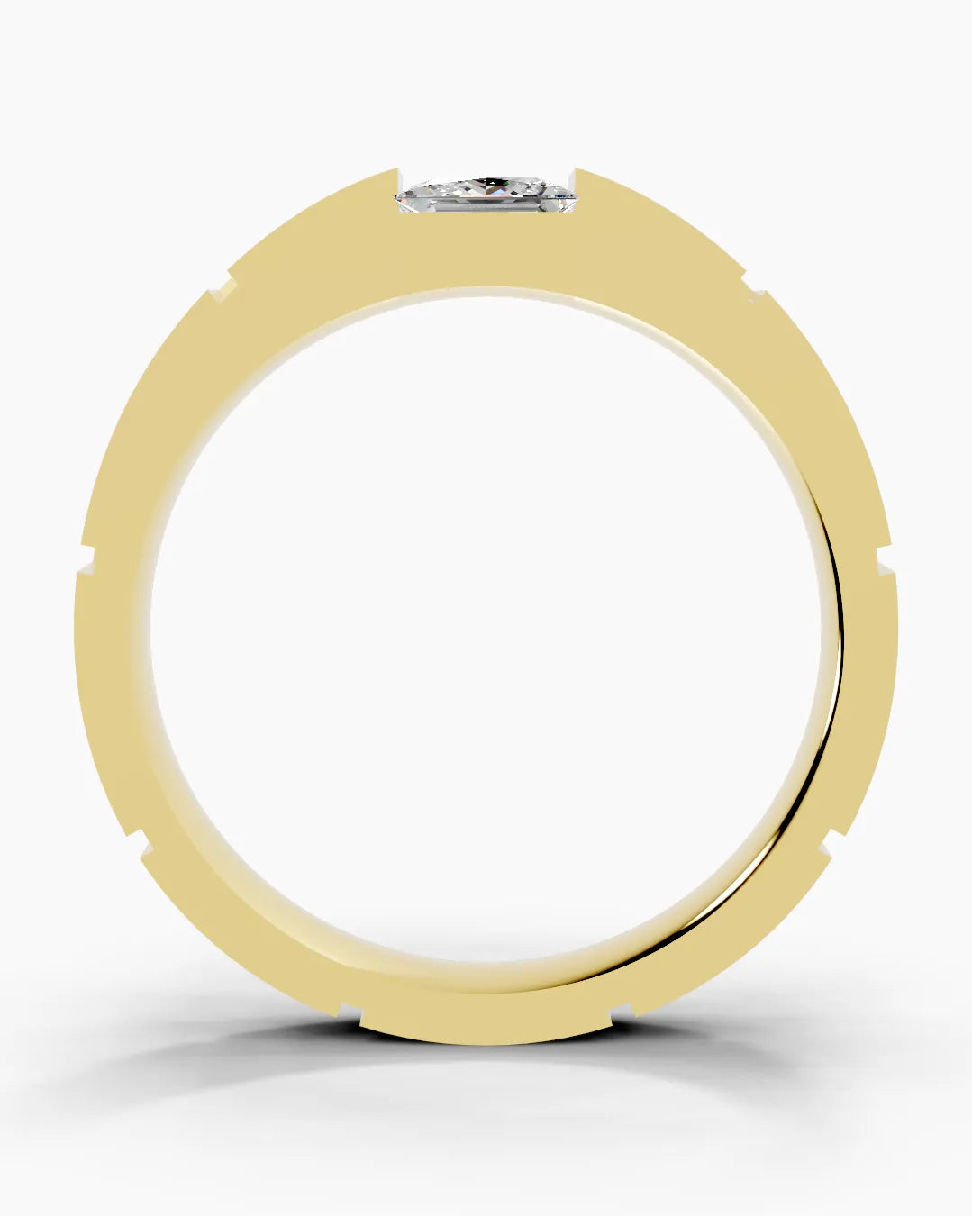 Crystal Solo Men Ring