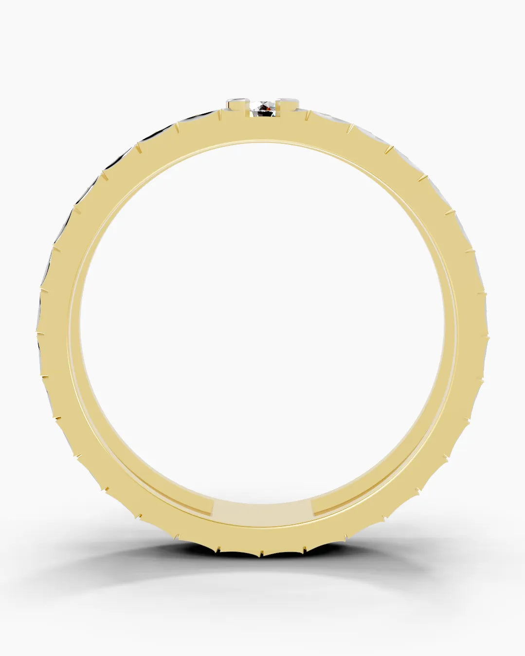 Obsidian Scale Men Ring