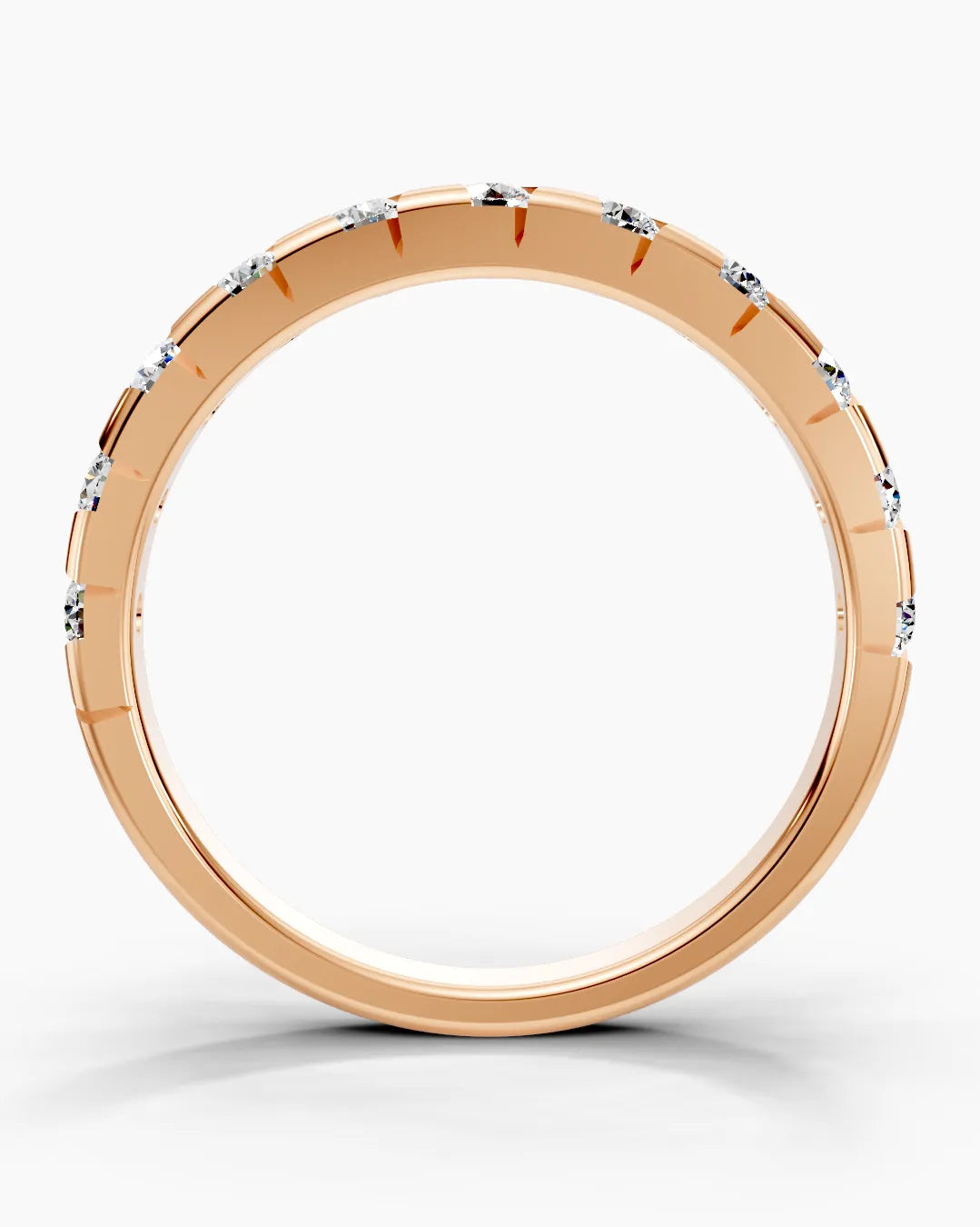 Lined Brilliance Women Ring