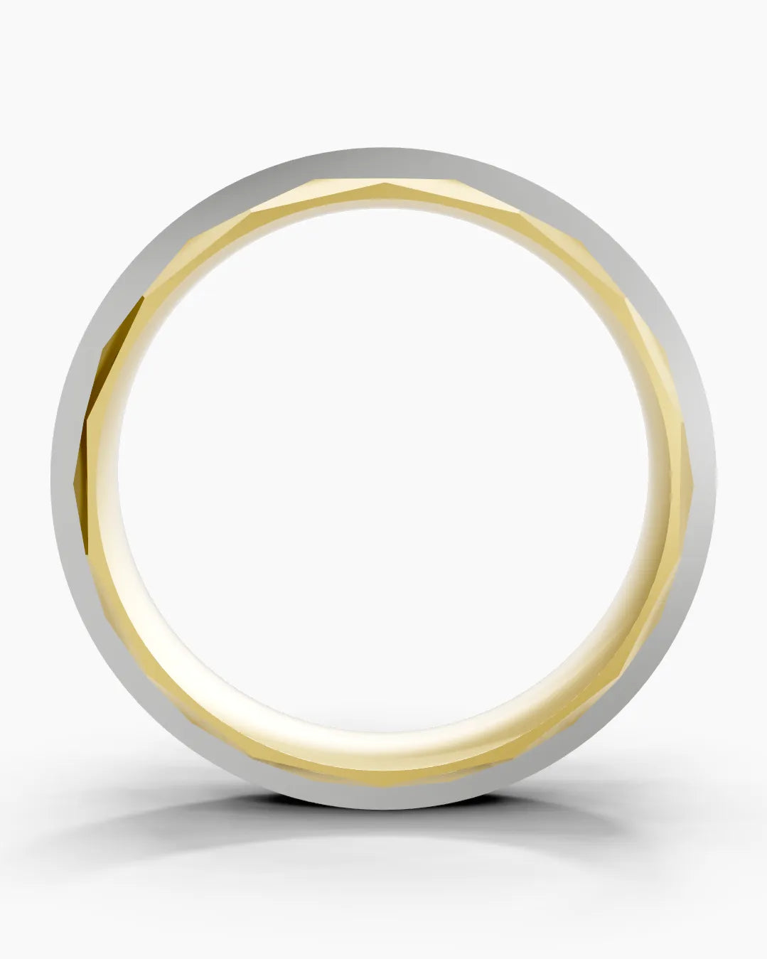 Hex Crest Men Ring