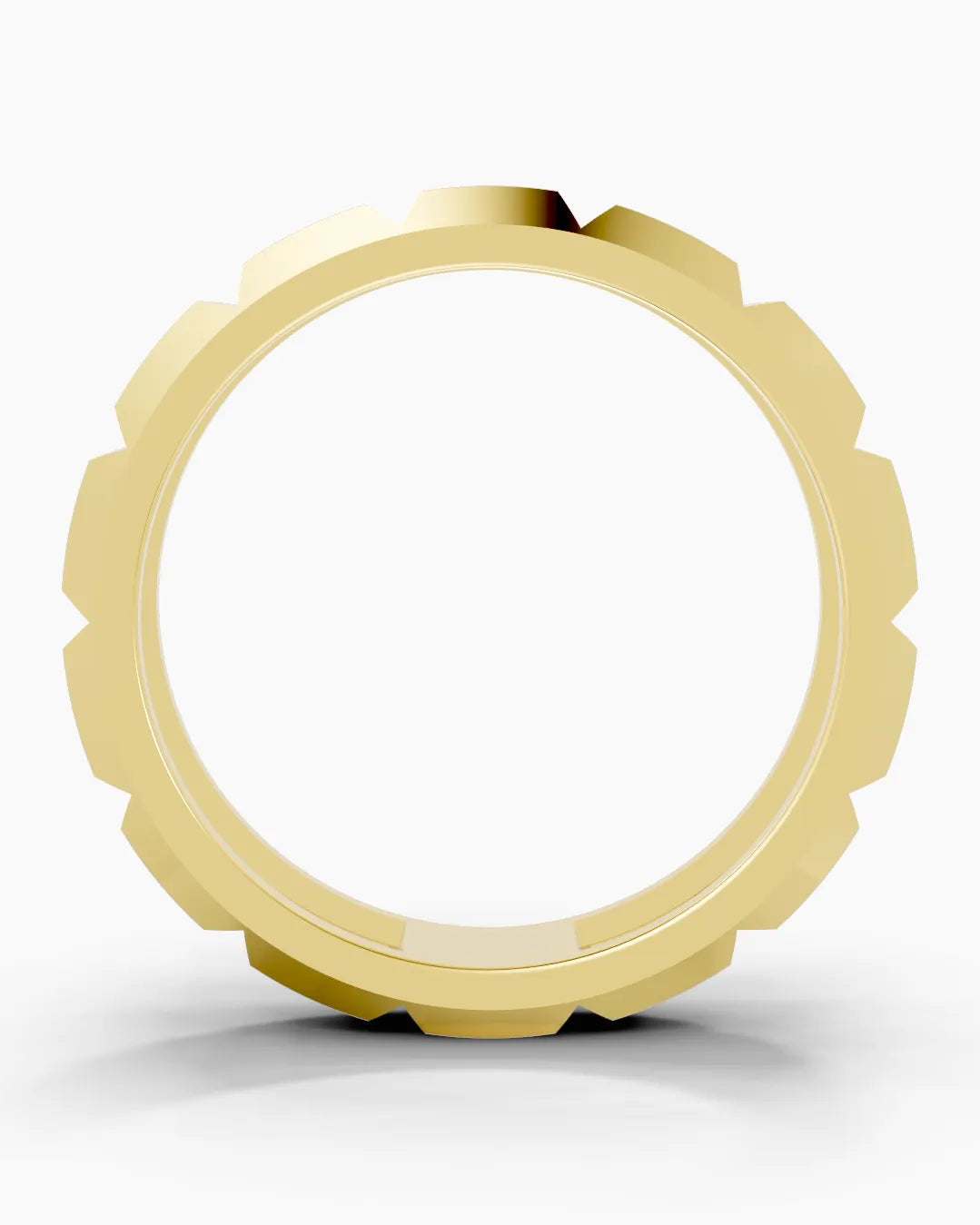 Caliber Grooved Men Ring