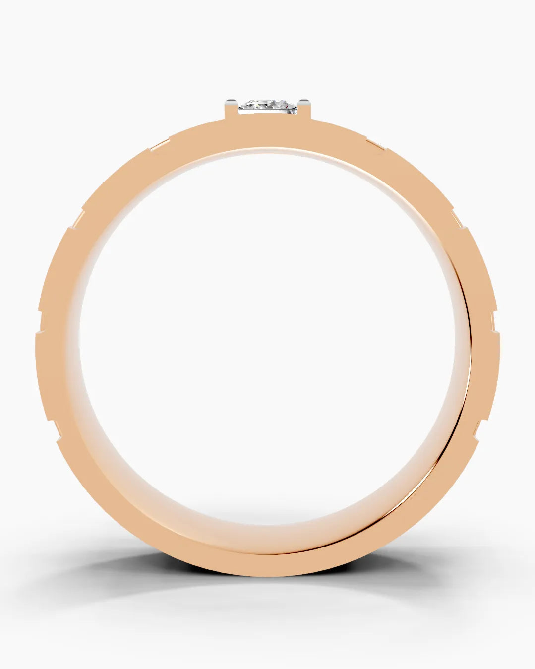 Sleek Structure Men Ring