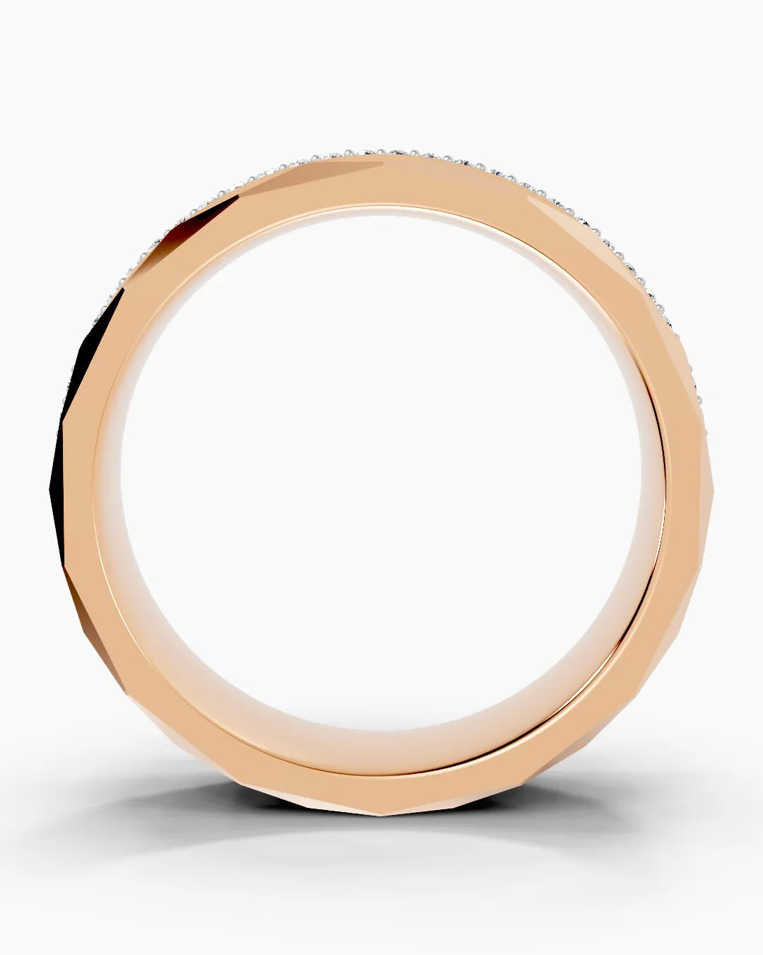 Edge Gleam Men Ring