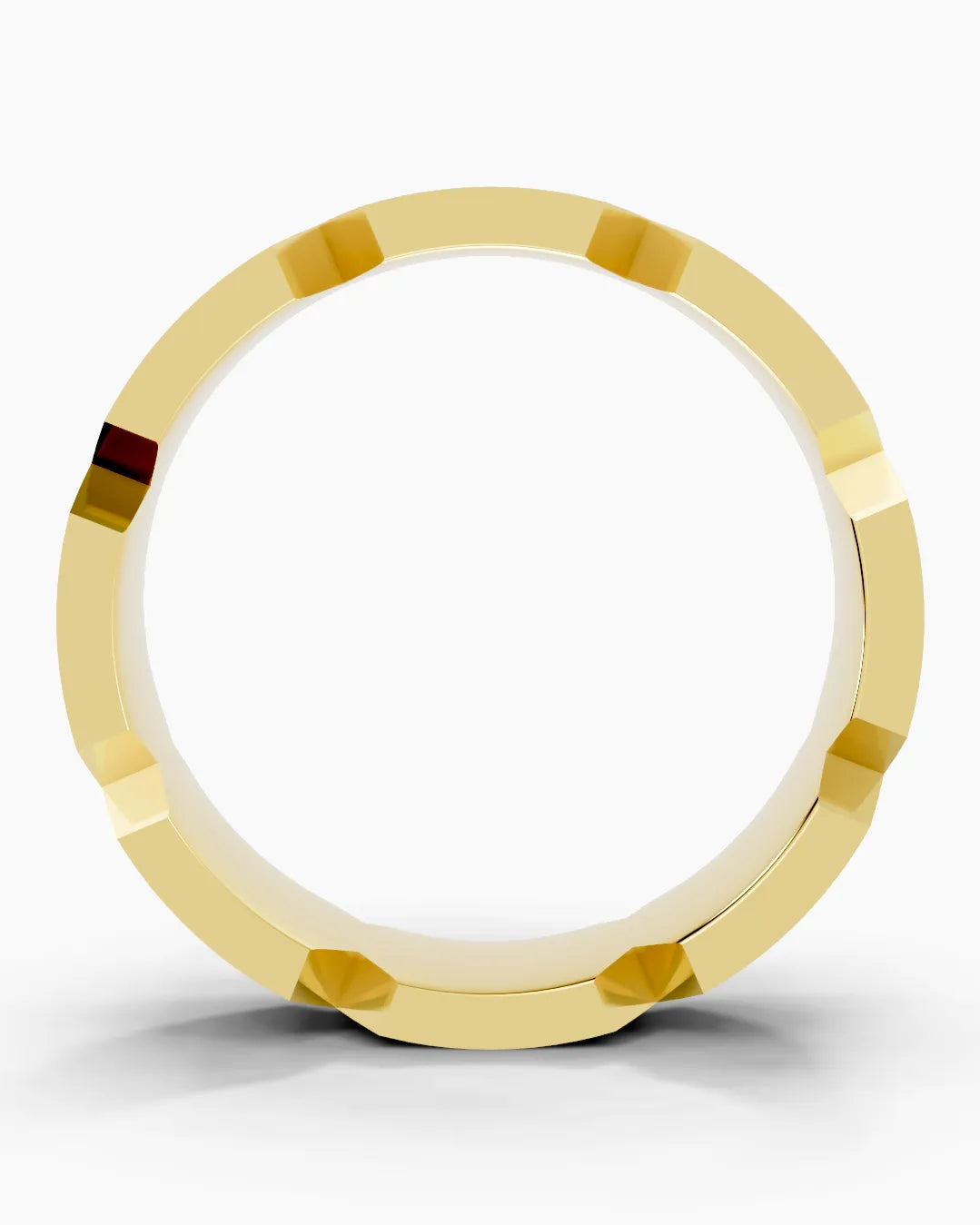 Chiselled Line Men Ring