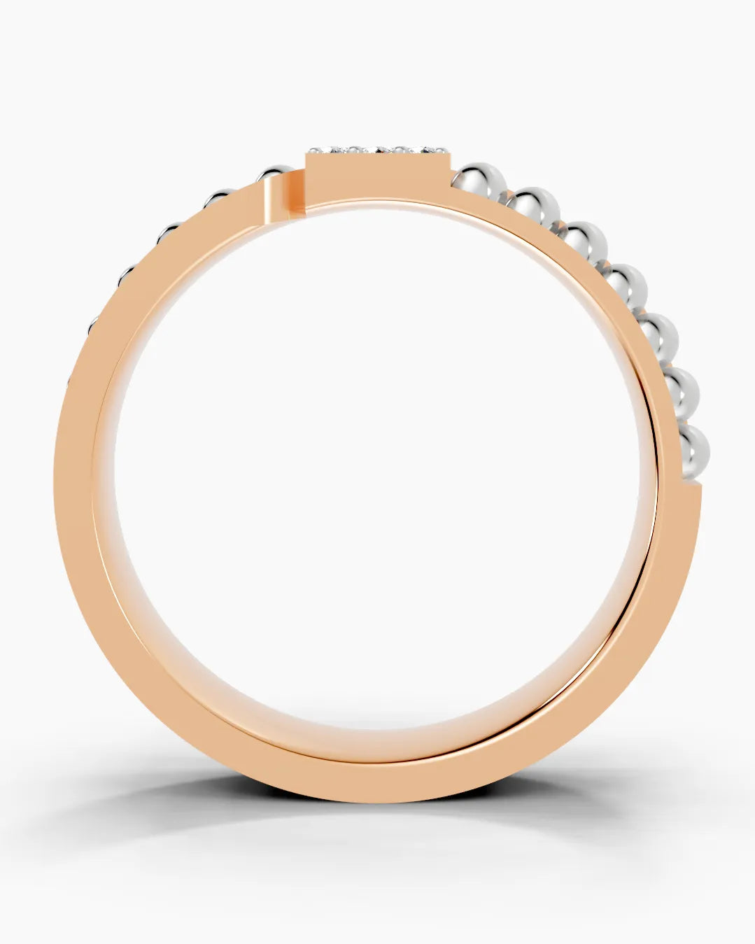Square Grid Men Ring