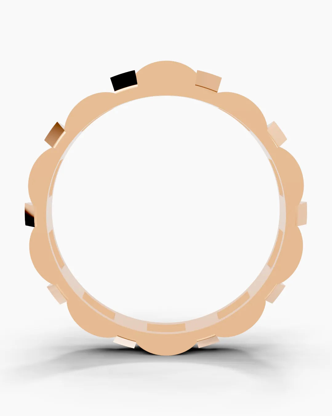 Matrix Square Men Ring
