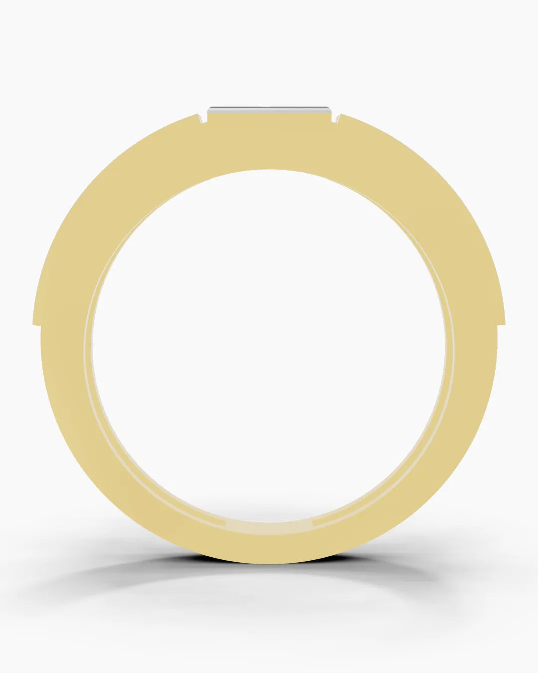 Parallel Accent Men Ring