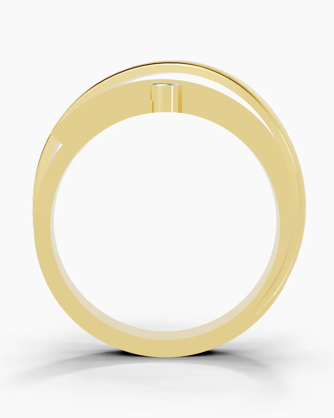 Twin Wave Men Ring