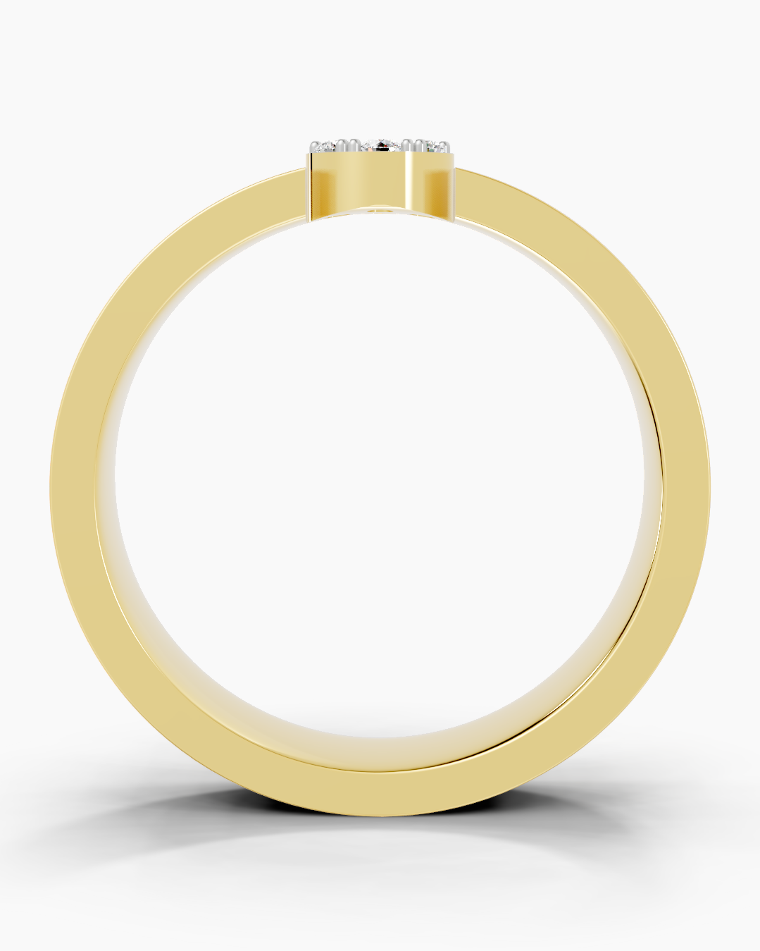 Quiet Cluster Men Ring