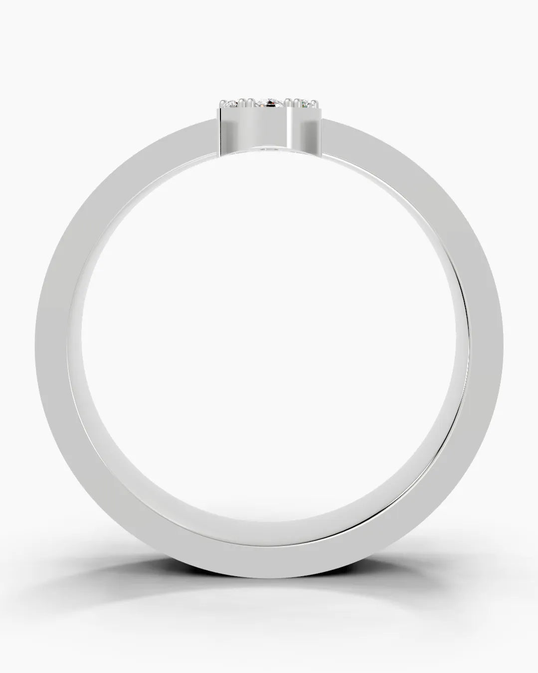 Quiet Cluster Men Ring