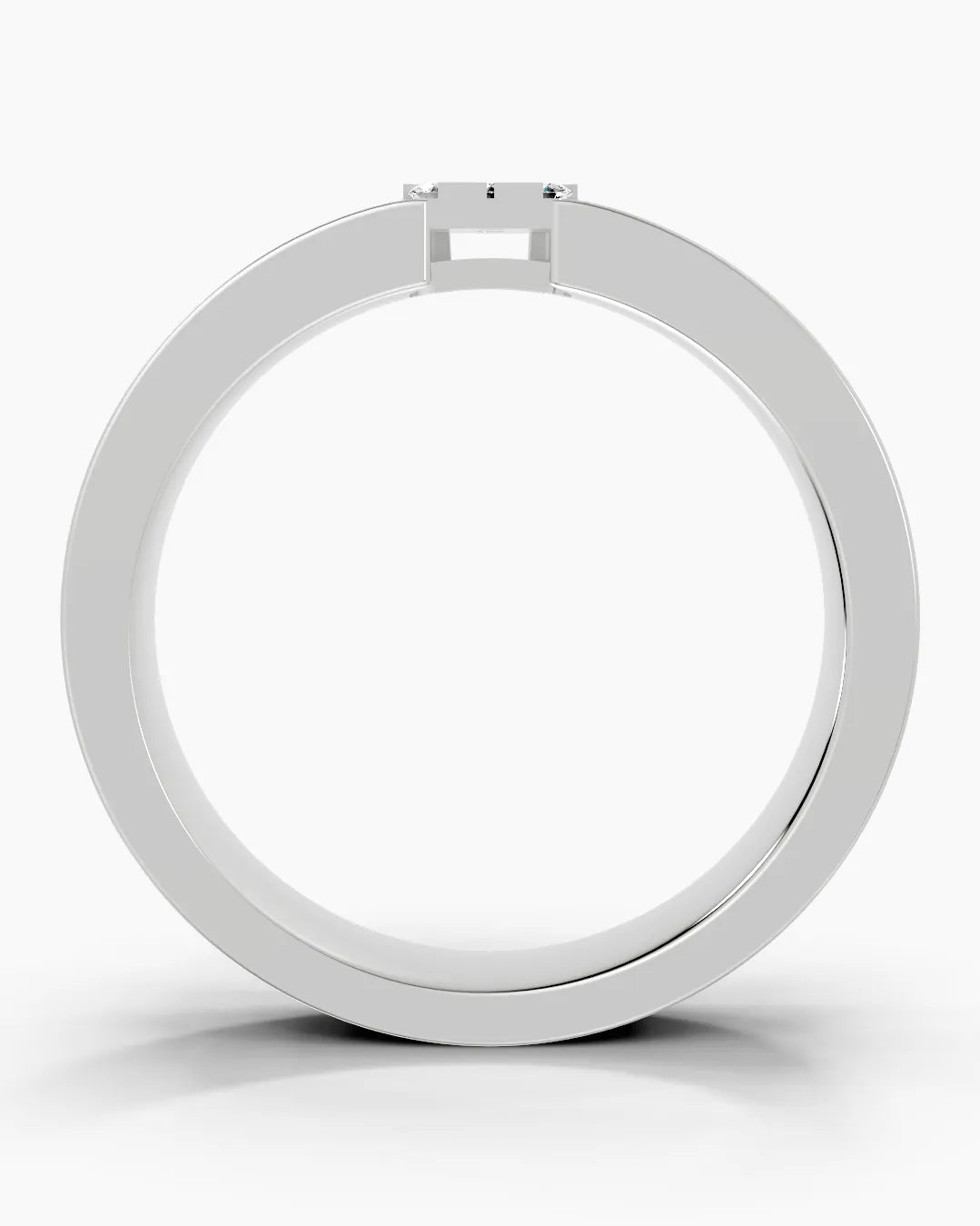Textured Halo Men Ring