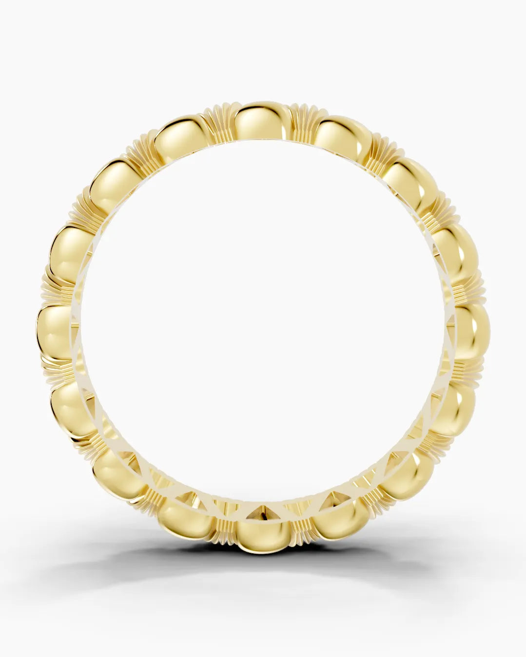Sculpted Stripes Men Ring