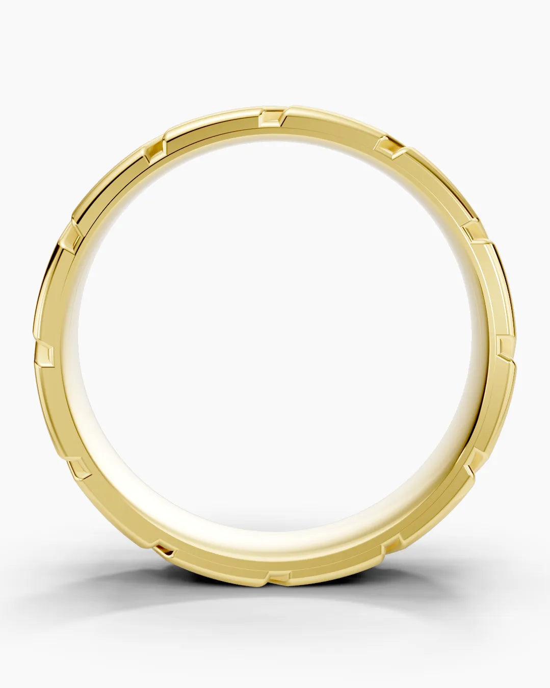 Geo Armor Dual-Tone Men Ring