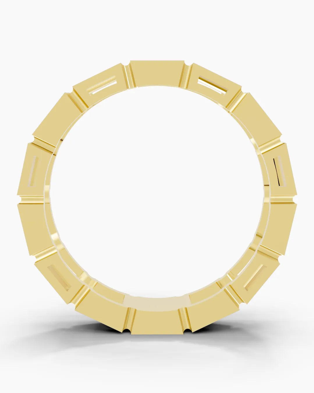 Grid Flow Men Ring