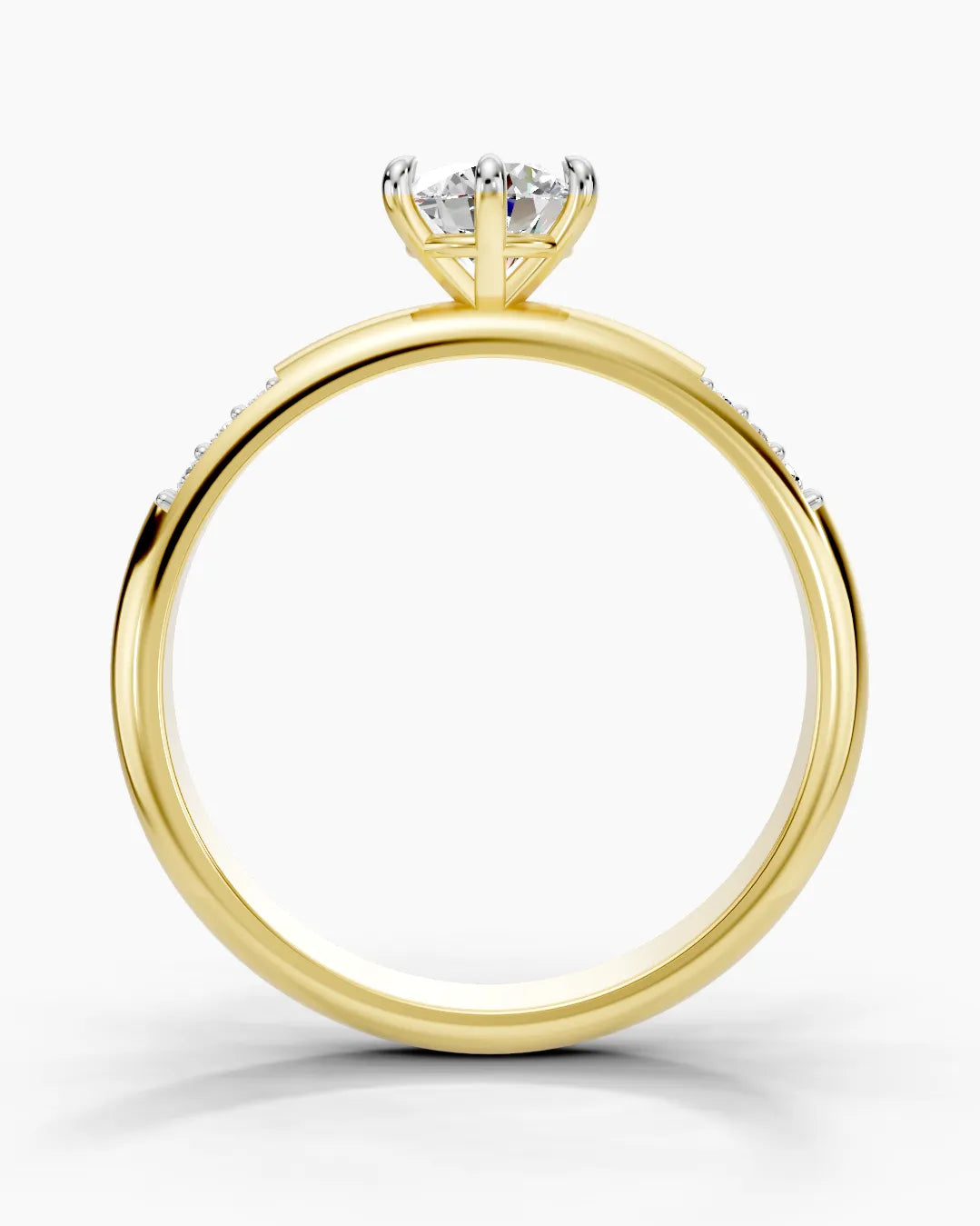 Diamond Beam Women Ring