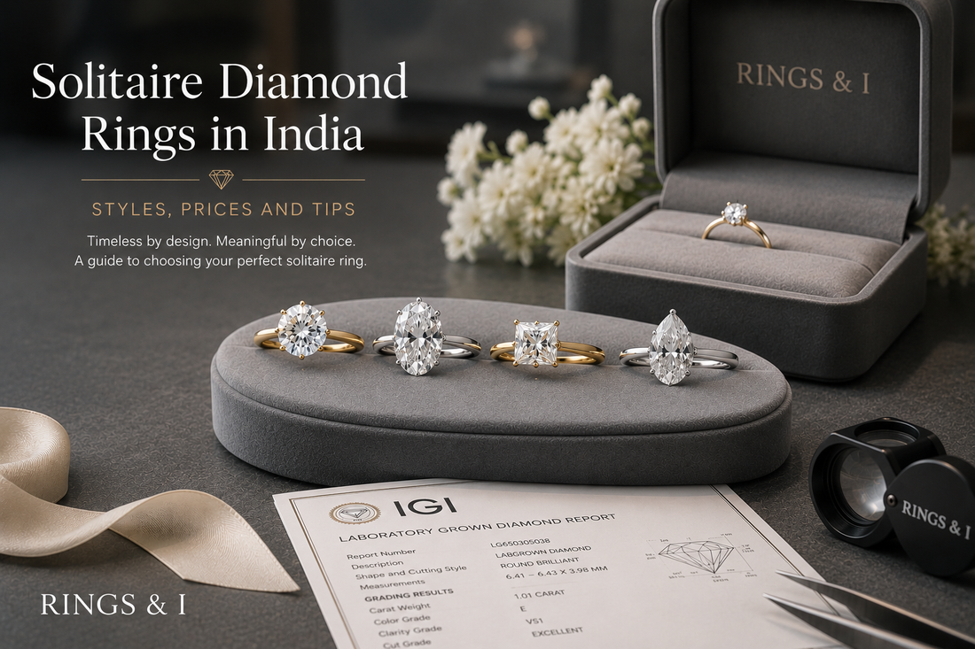 Solitaire Diamond Rings in India: Styles, Prices and Tips