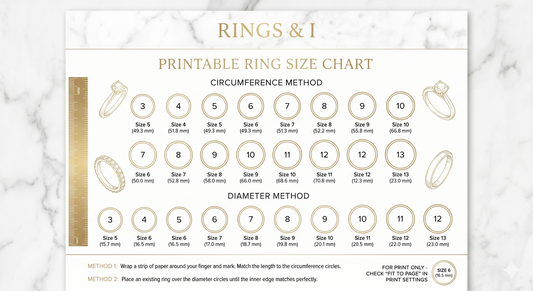 How to Measure Ring Size at Home (With Size Chart)