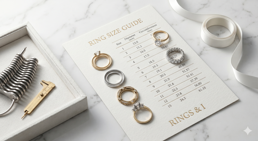 How to Measure Ring Size at Home — Free Chart + 4 Methods (India) | Rings & I