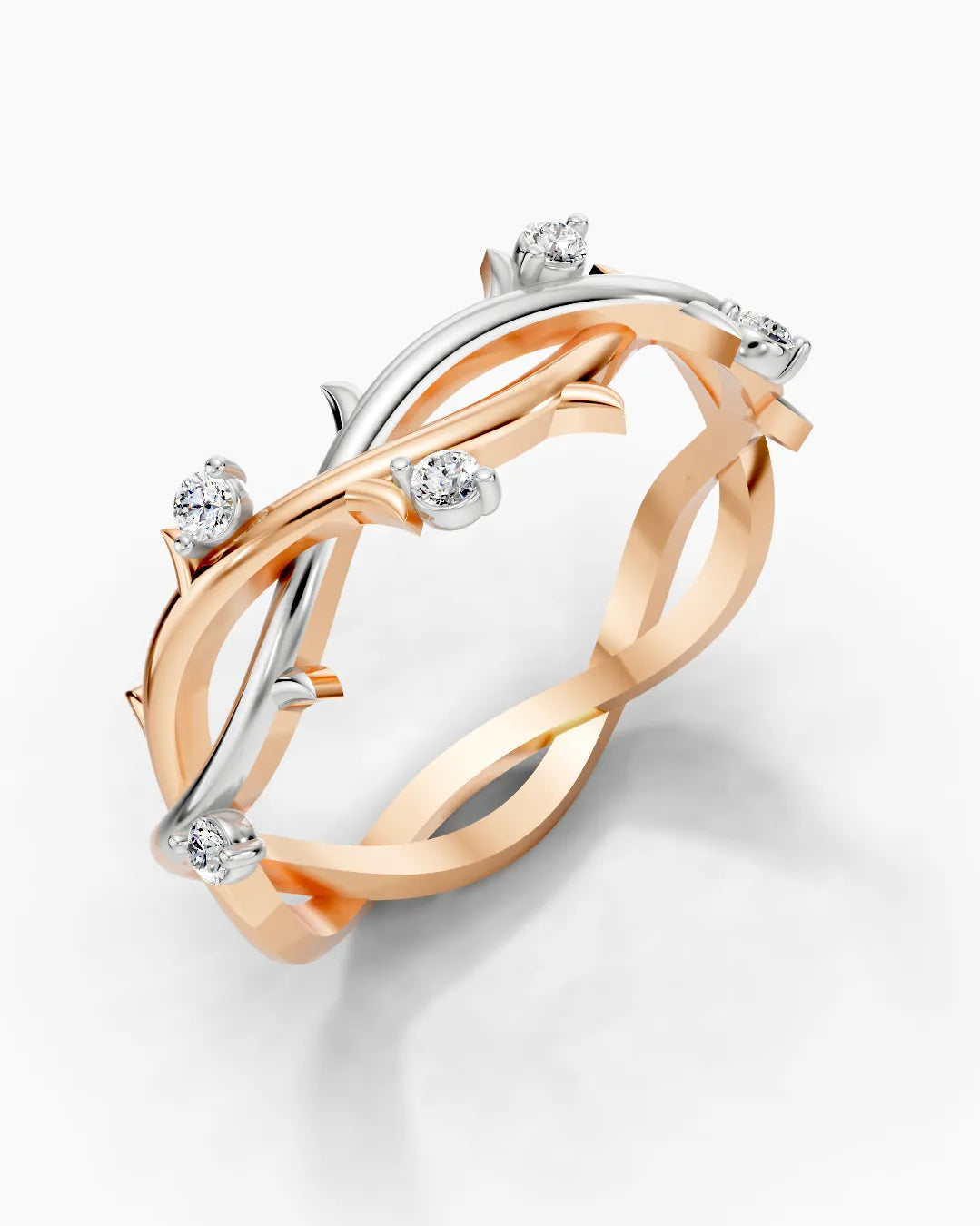 Twinsted Vine Women Ring