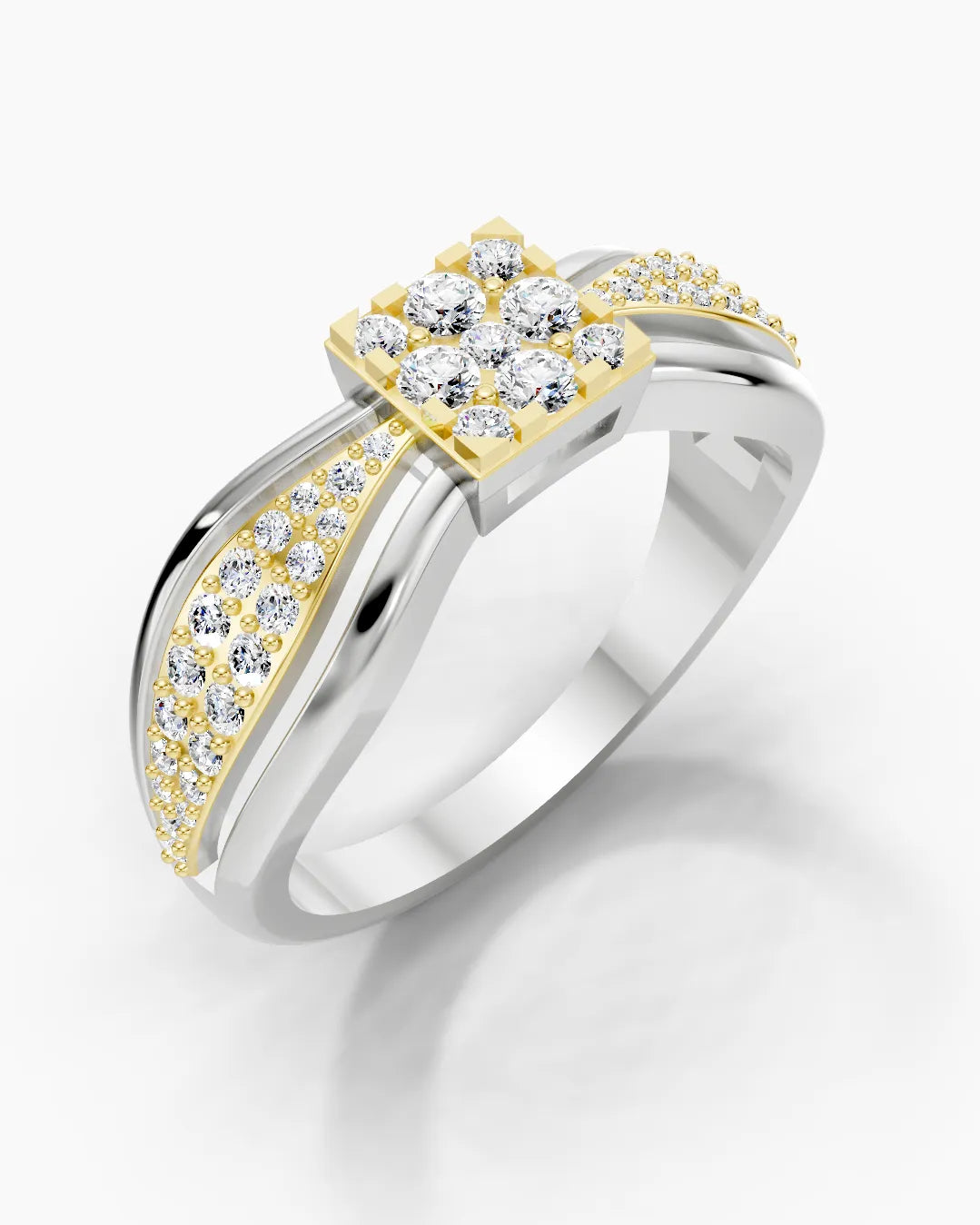 Twinline Women Ring
