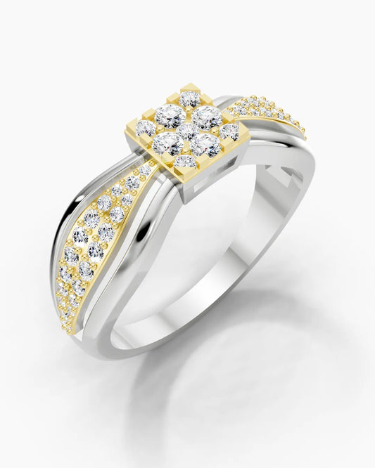 Twinline Women Ring