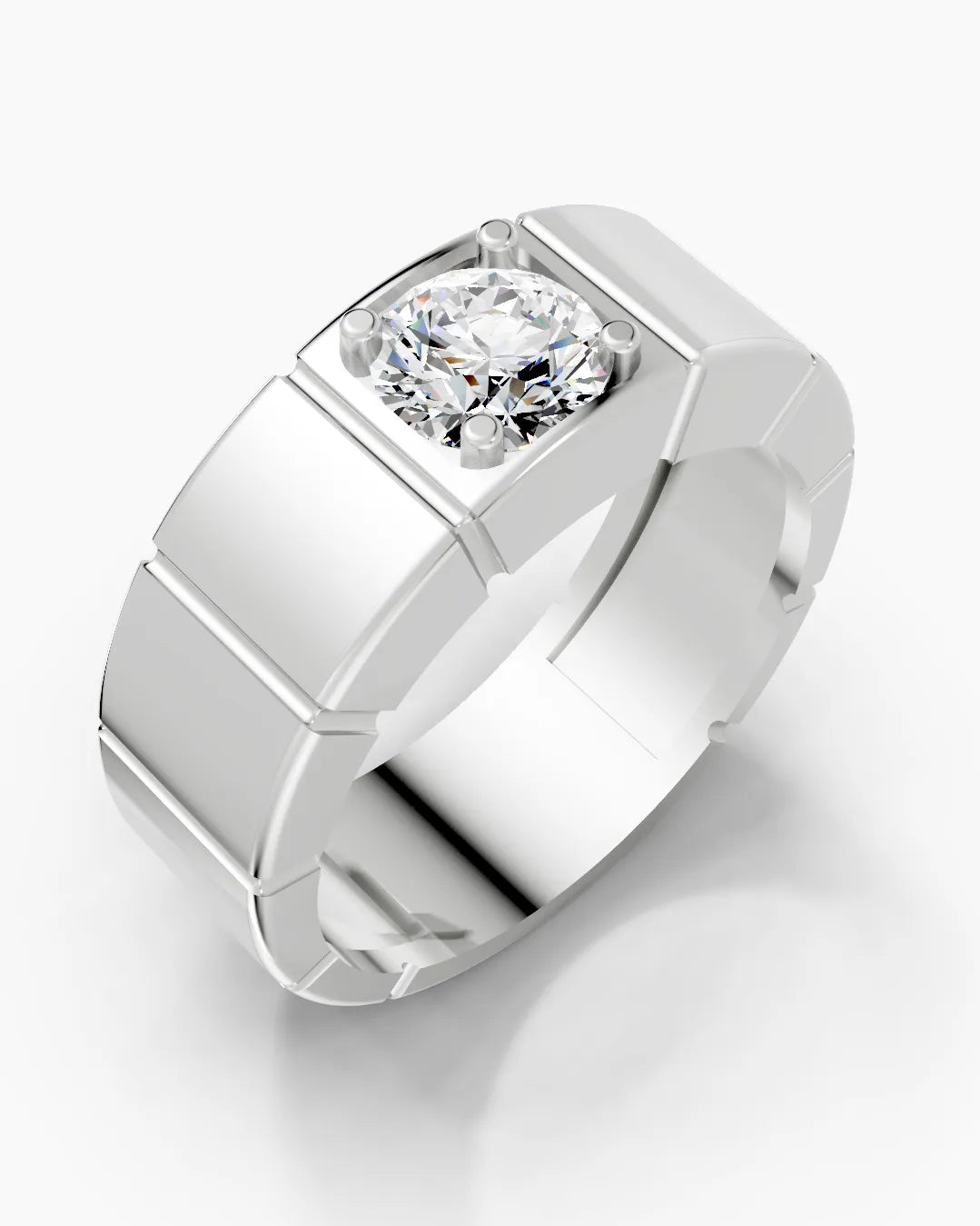 Obsidian Mark Men Ring