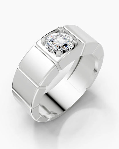 Obsidian Mark Men Ring