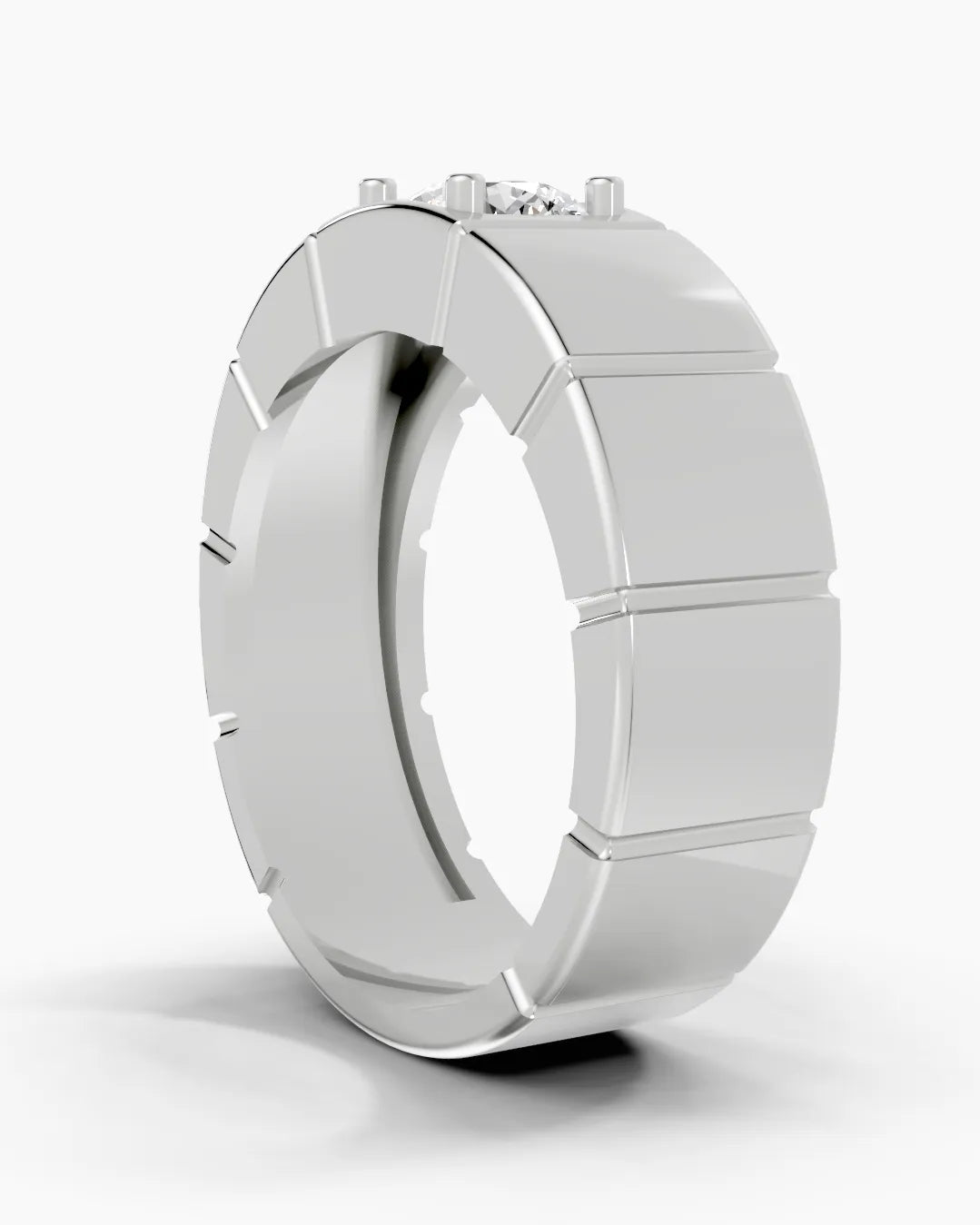 Obsidian Mark Men Ring