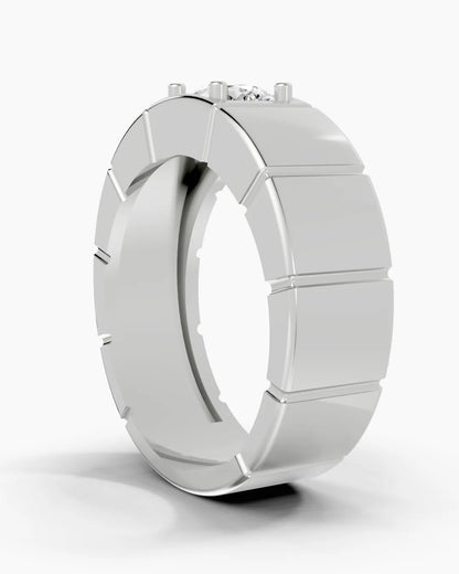 Obsidian Mark Men Ring