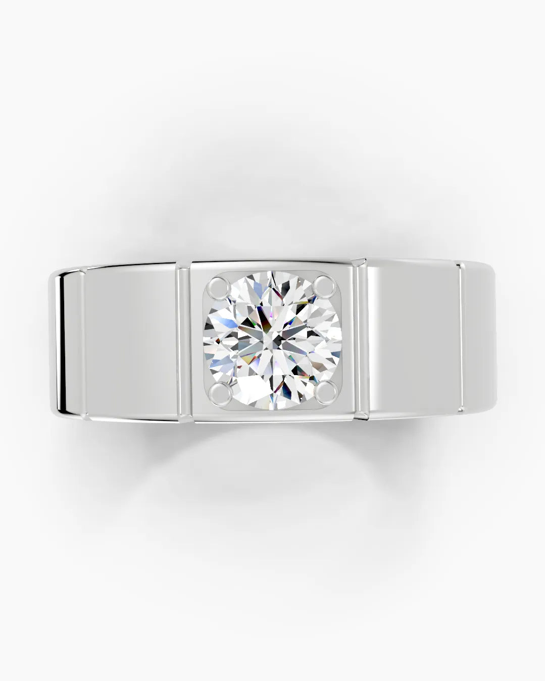 Obsidian Mark Men Ring