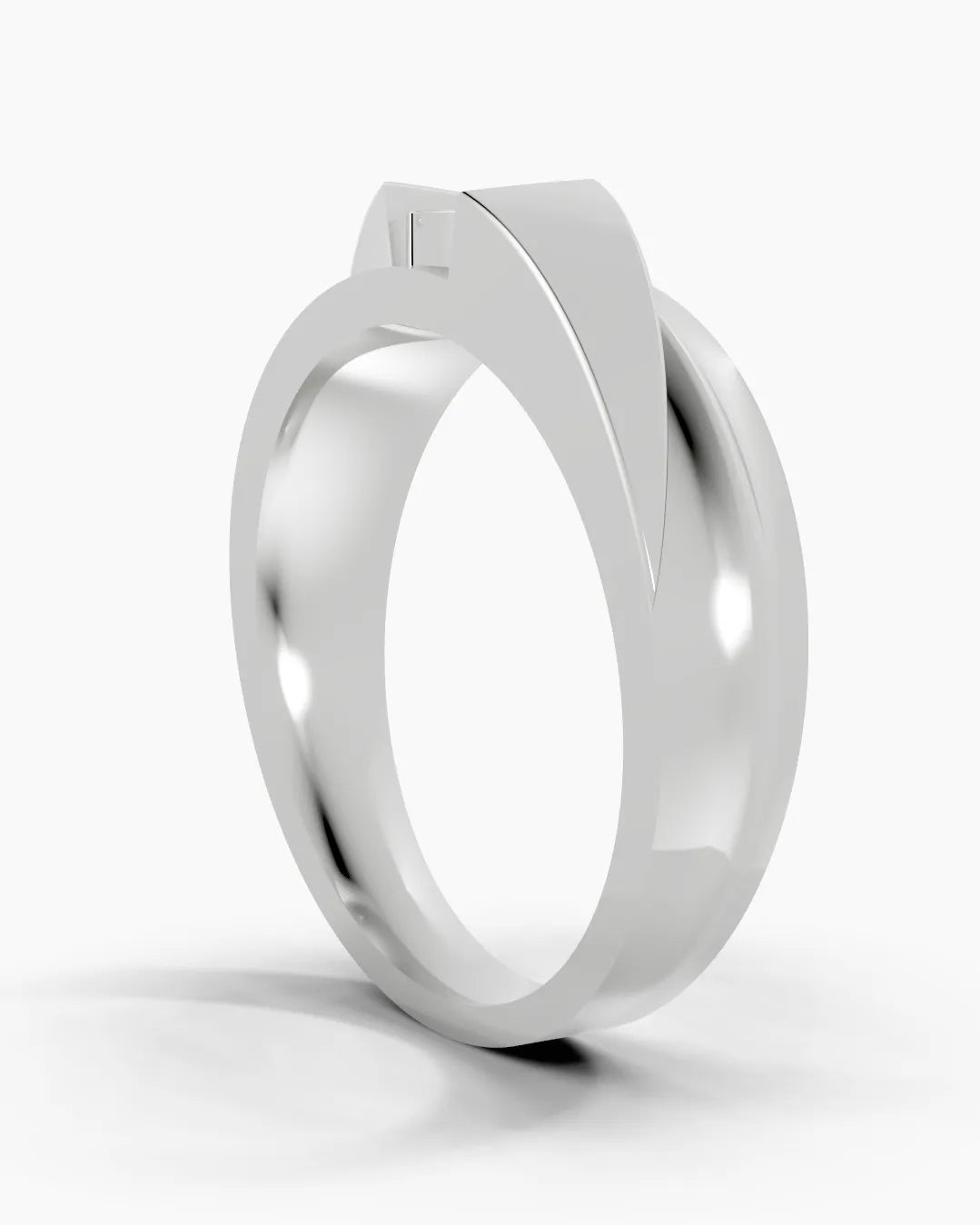 Crimson Steel Men Ring
