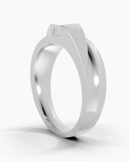 Crimson Steel Men Ring