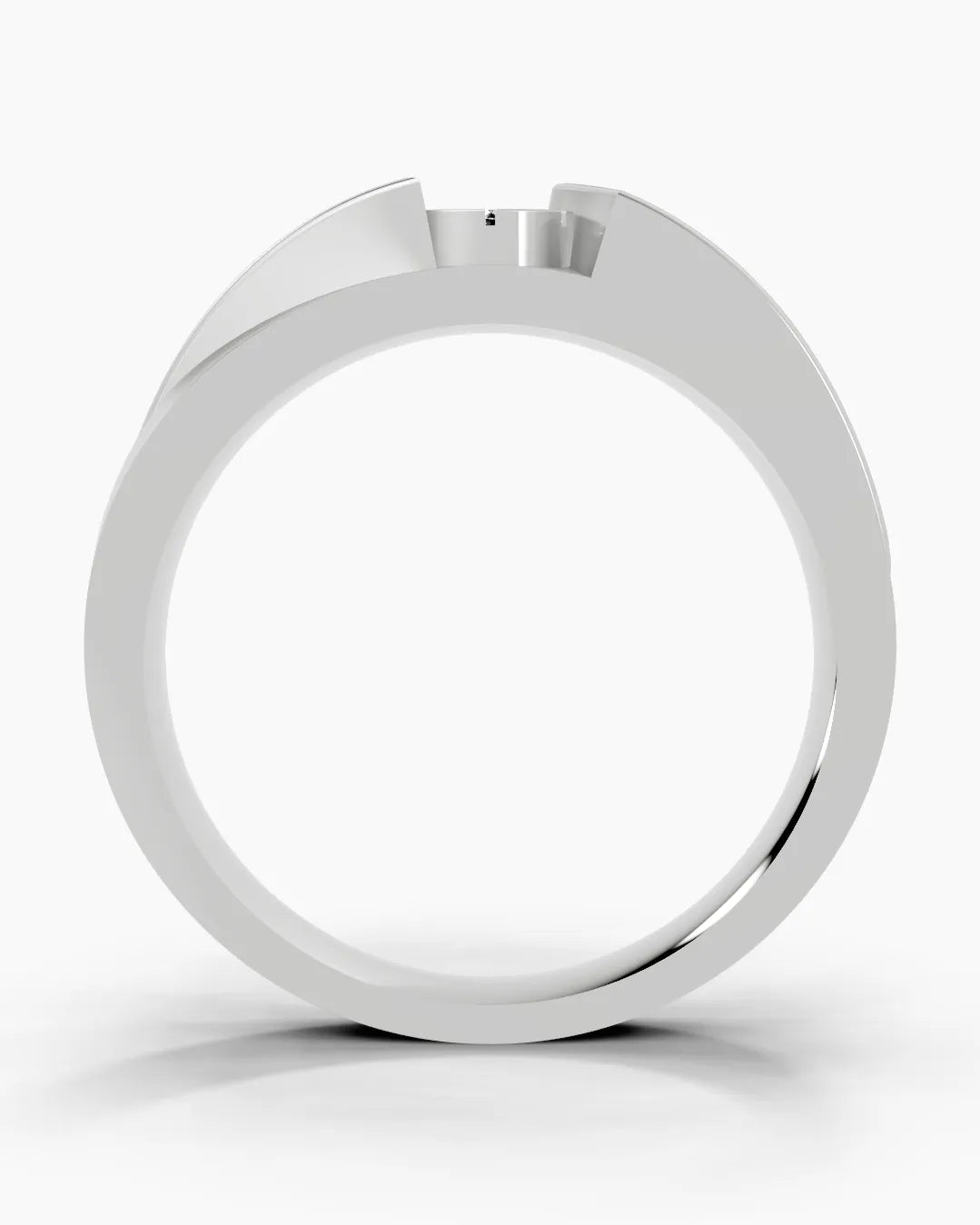 Crimson Steel Men Ring