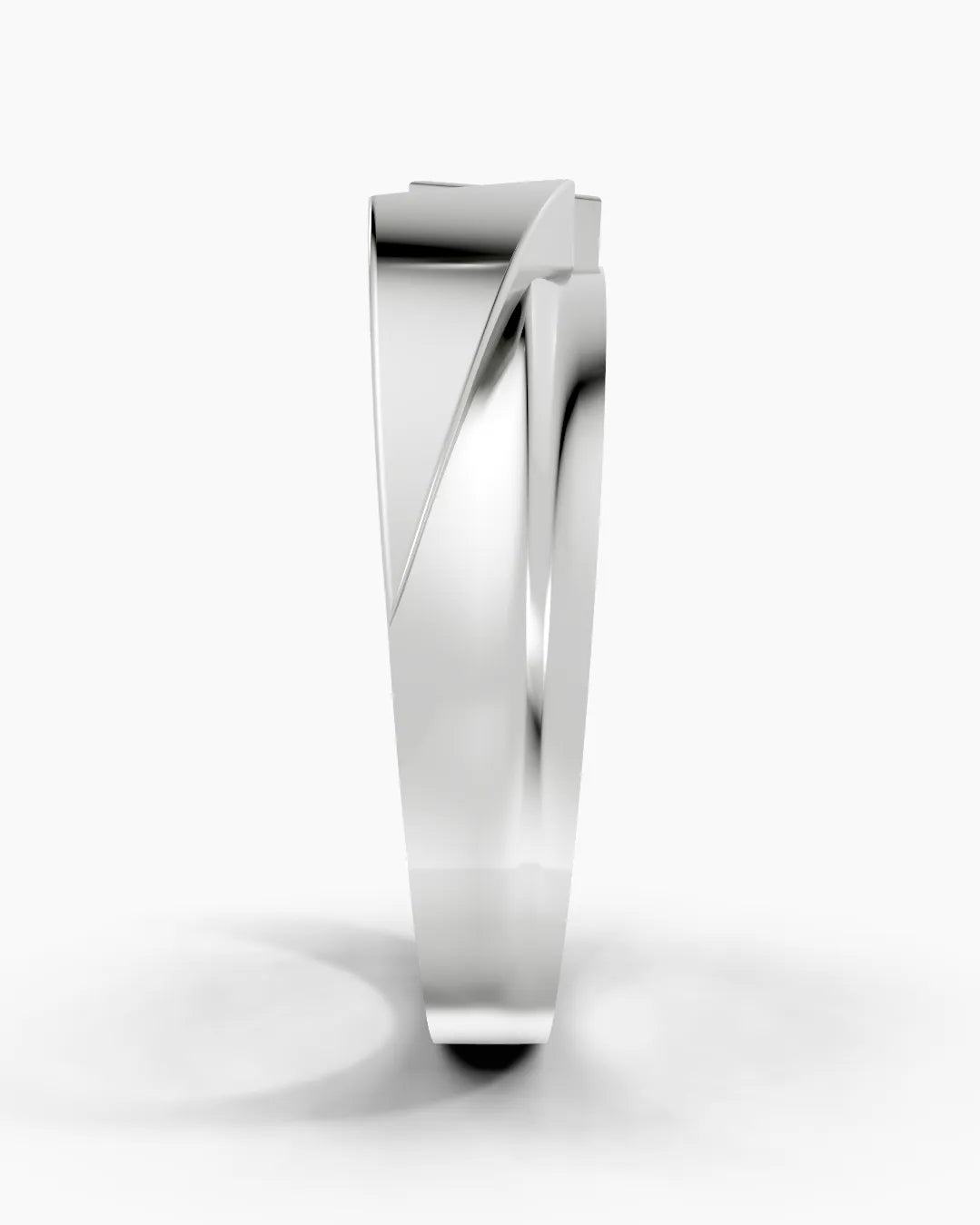 Crimson Steel Men Ring