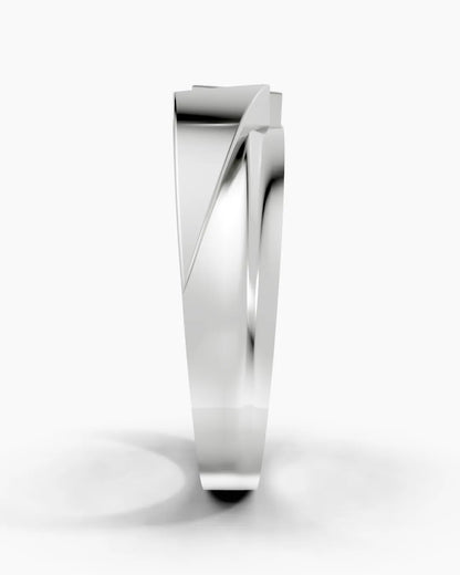 Crimson Steel Men Ring