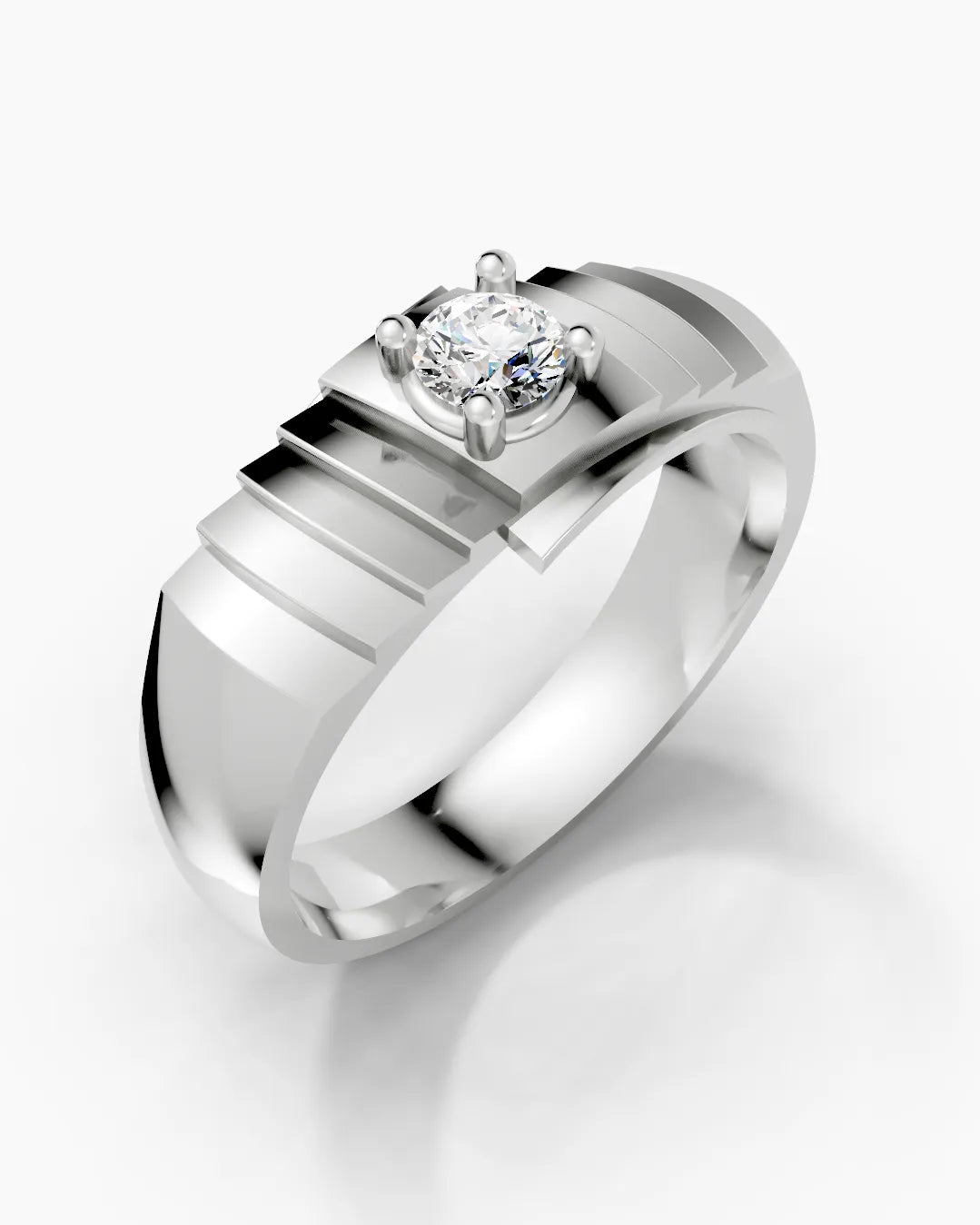 Midnight Crest Men Ring