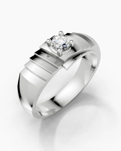 Midnight Crest Men Ring